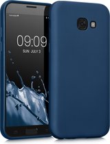 kwmobile telefoonhoesje geschikt voor Samsung Galaxy A5 (2017) - Hoesje voor smartphone - Back cover in metallic blauw