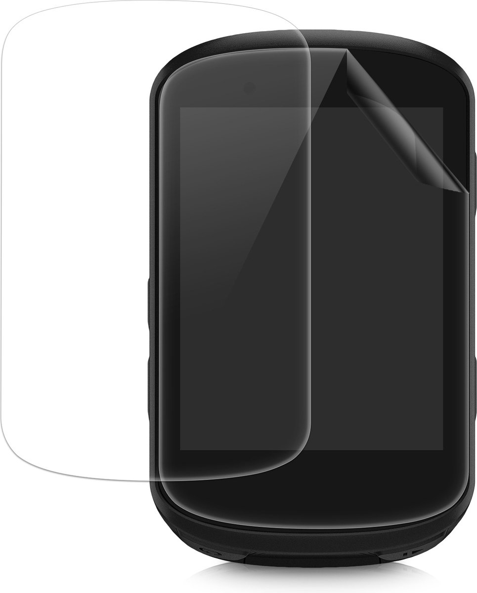 kwmobile 2x beschermfolie voor fietsnavigatie - Compatibel met Garmin Edge 530 / 830 - Screen protector voor GPS - Zelfklevend