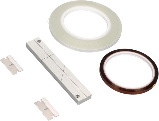 Universele Splicing Block Kit voor Open Reel Tape Media met Splicing Tape, Leiding Tape en Snijbladen voor Audioprofessionals — afbeelding 2