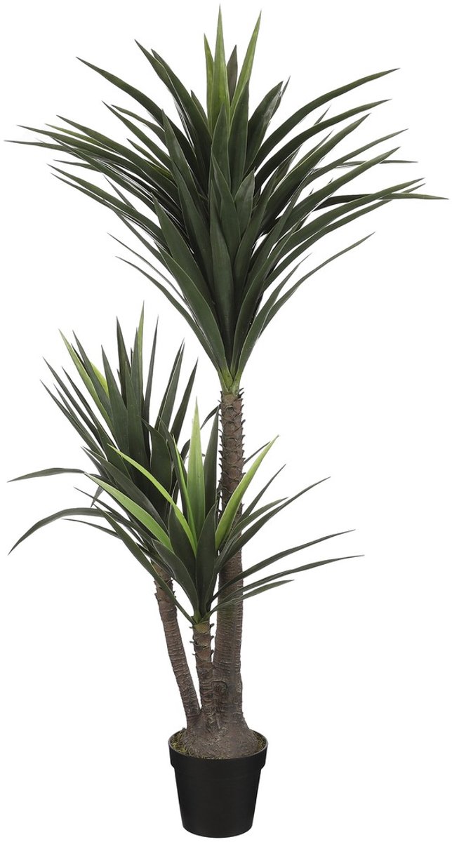 Mica Decorations Yucca Kunstplant - H160 x Ø80 cm - Groen