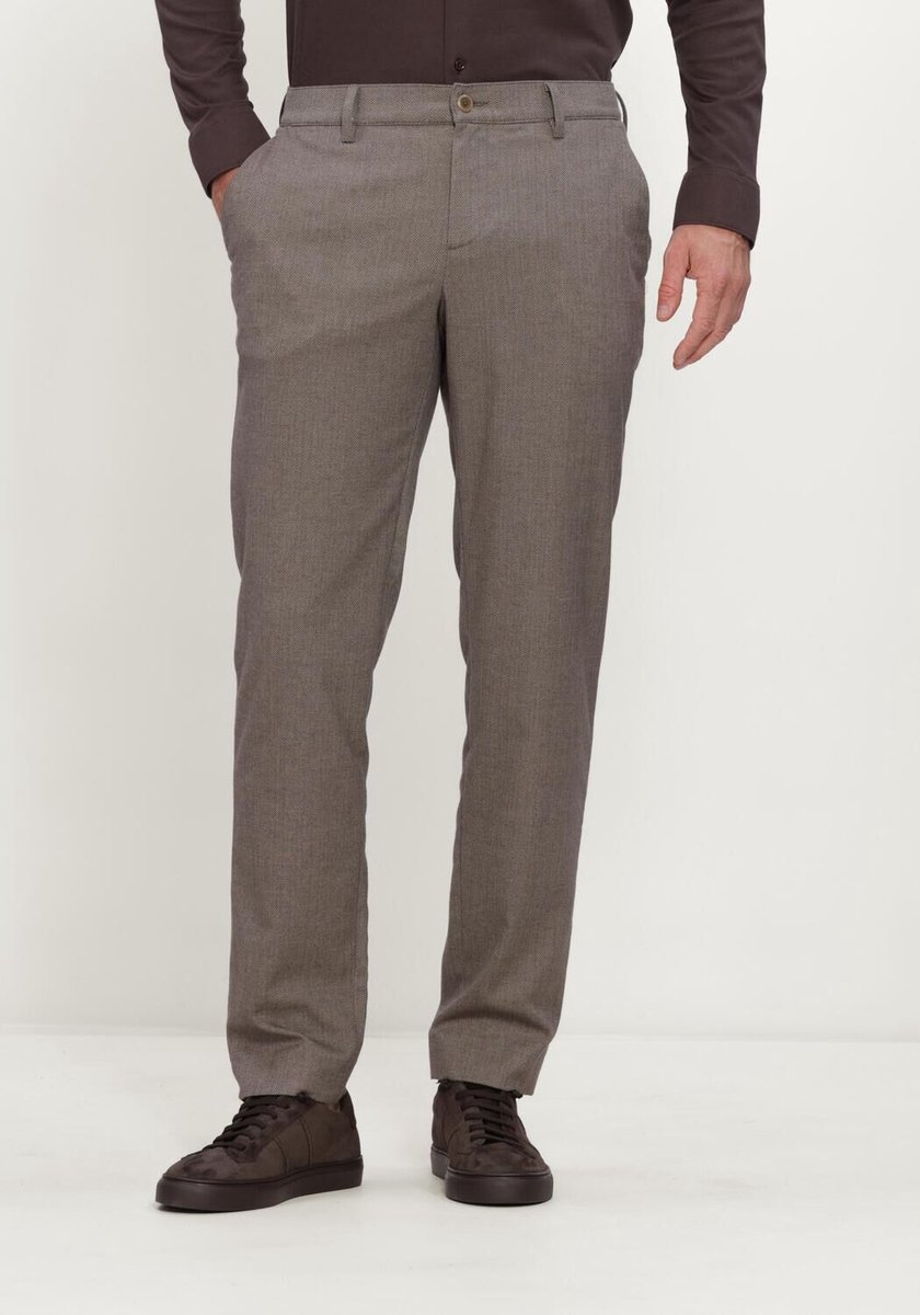 Alberto Lou Broeken Heren - Taupe - Maat 30/32