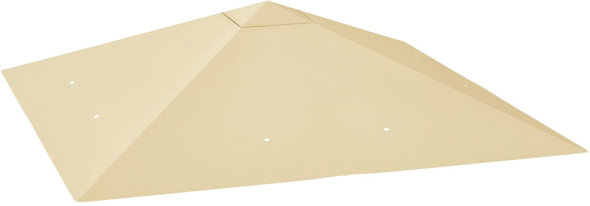 Outsunny Vervangend paviljoendak-Oxford-stof-298L x 298B cm-Beige