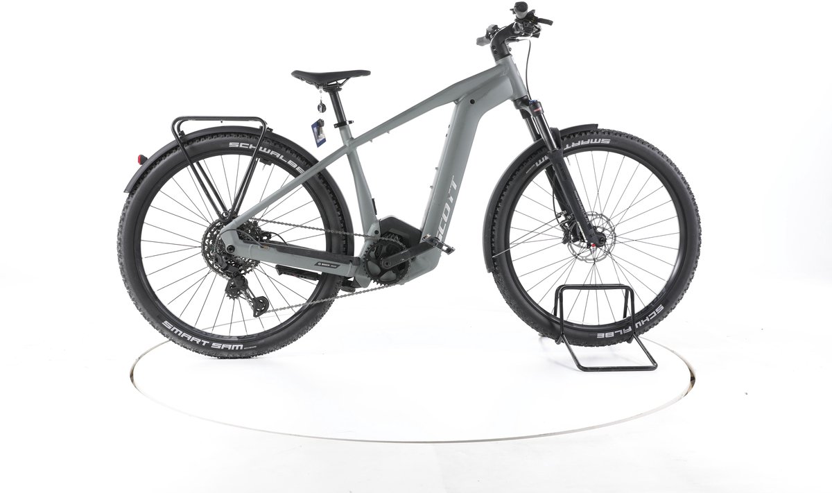 Scott Axis eRIDE 10 Elektrische trekkingfiets Bosch Accu 750Wh 29" 2023 grijs