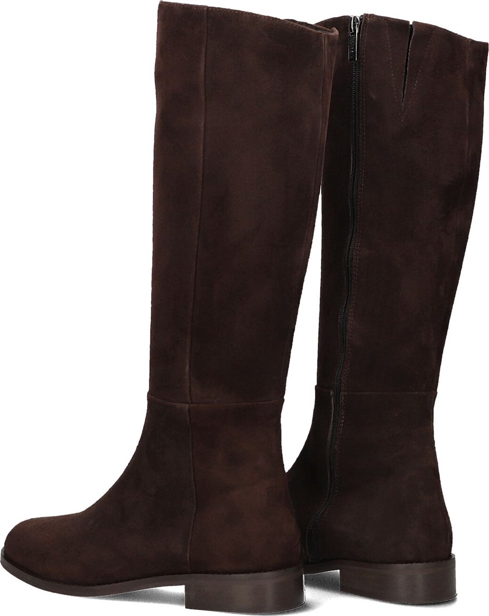 Notre-V 3496 Laarzen - Suède - Dames - Bruin - Maat 36