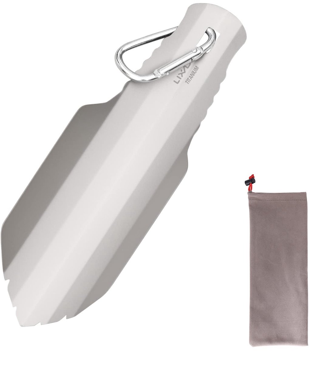Elzusha - Lichtgewicht titanium tuinschep - 20.5 cm