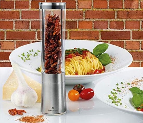 Elzusha - Chili Molen - Acryl - 21 cm - Transparant Zilver — afbeelding 2