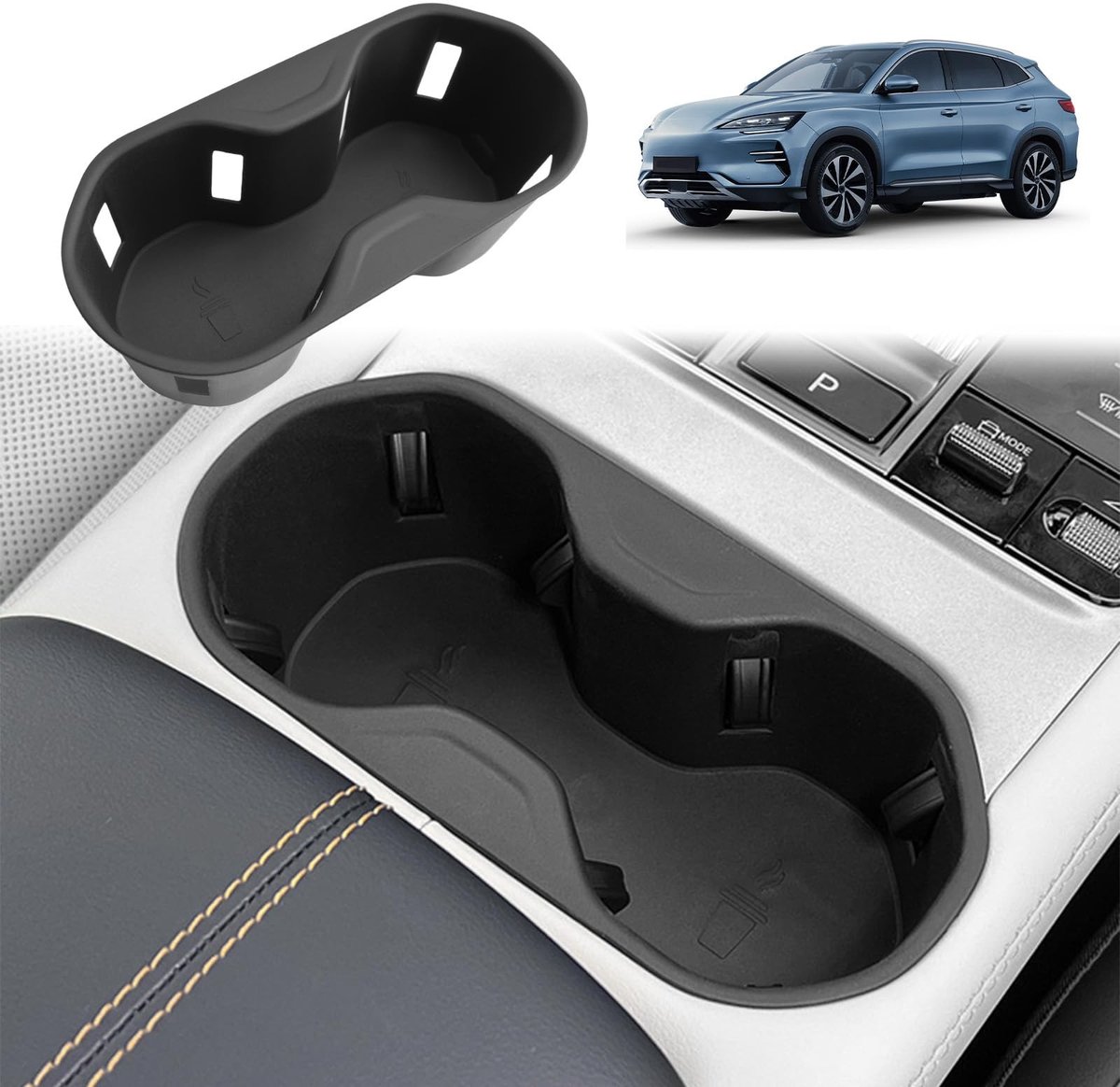 Elzusha - Cup Holder Beschermcover - Voor Seal U DM-i EV 2024-2026
