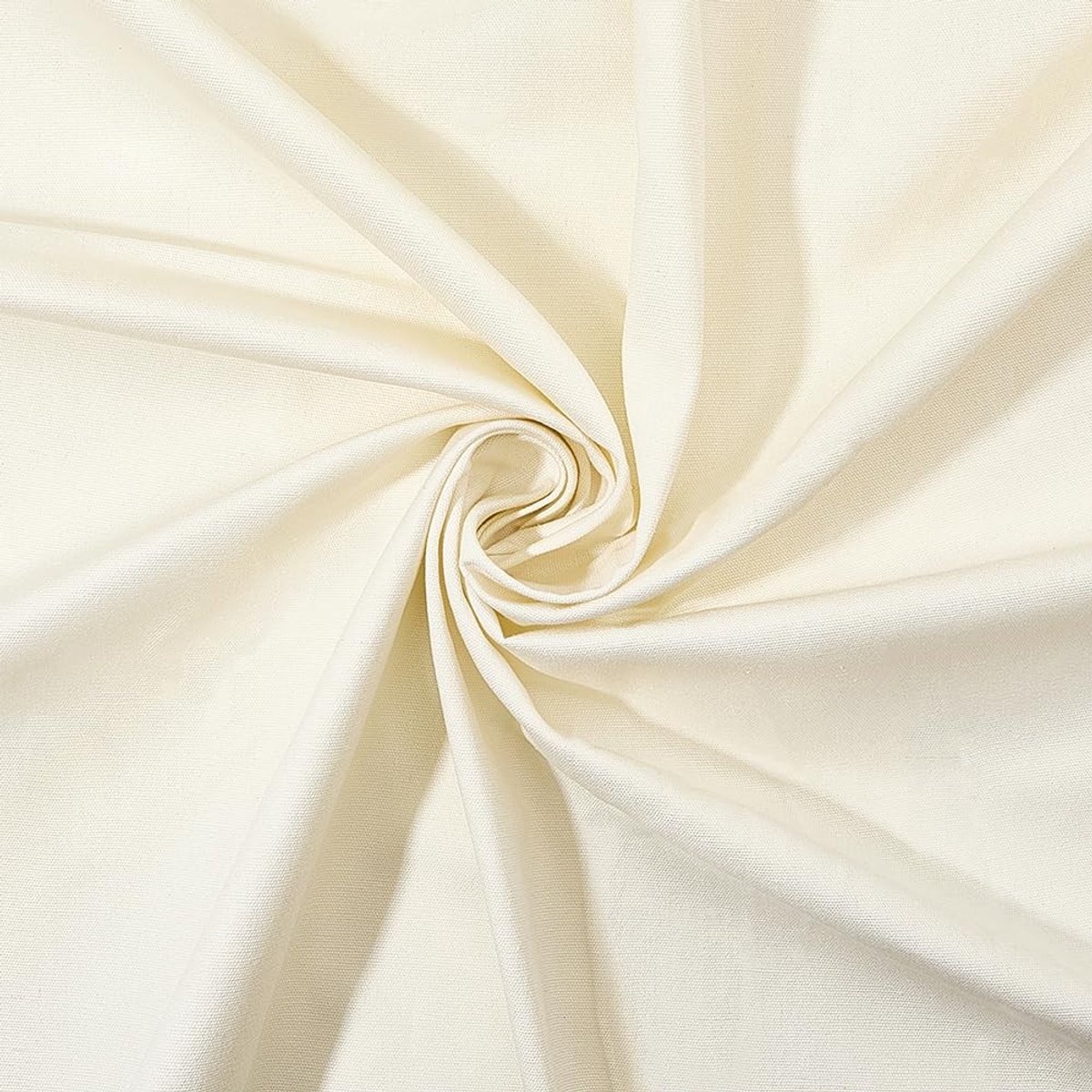 Elzusha - 5 Yards Katoenen Canvasdoek, Beige, Voor Creatieve Projecten