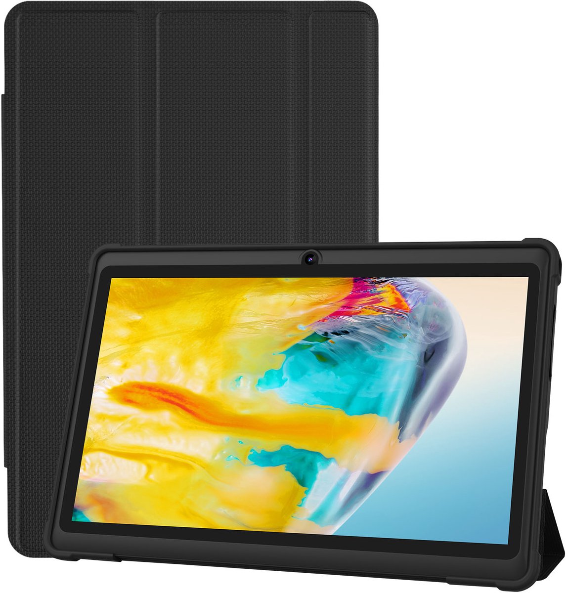 Tablet 7 Inch Zwart - Quad Core 1.5 GHz - 4 GB RAM - 32 GB Opslag - IPS Scherm - Android 13 - WiFi