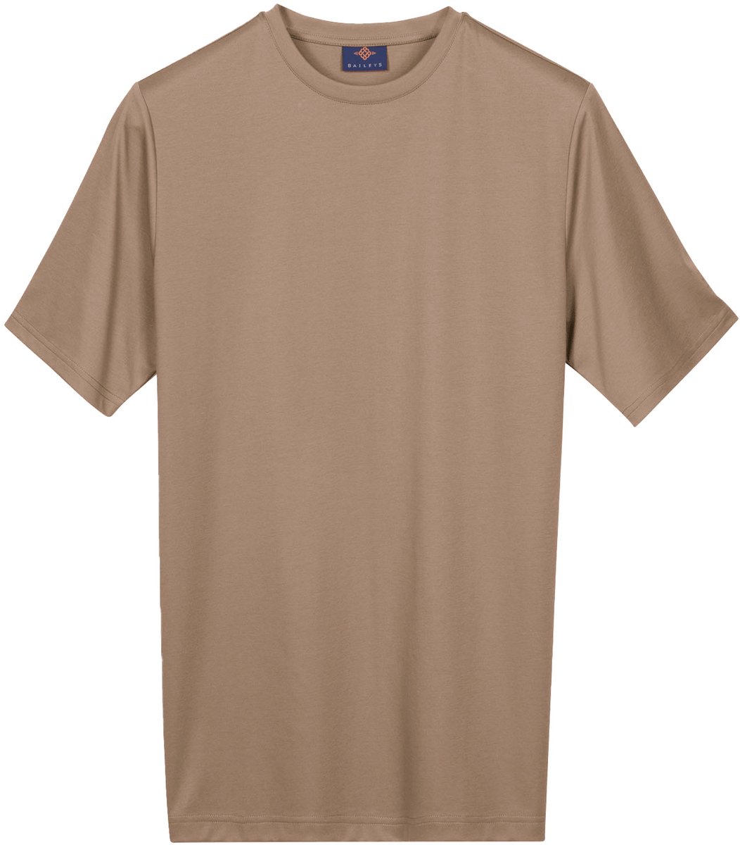 Baileys Greige Korte mouw Regular Fit T-Shirt 625042 18