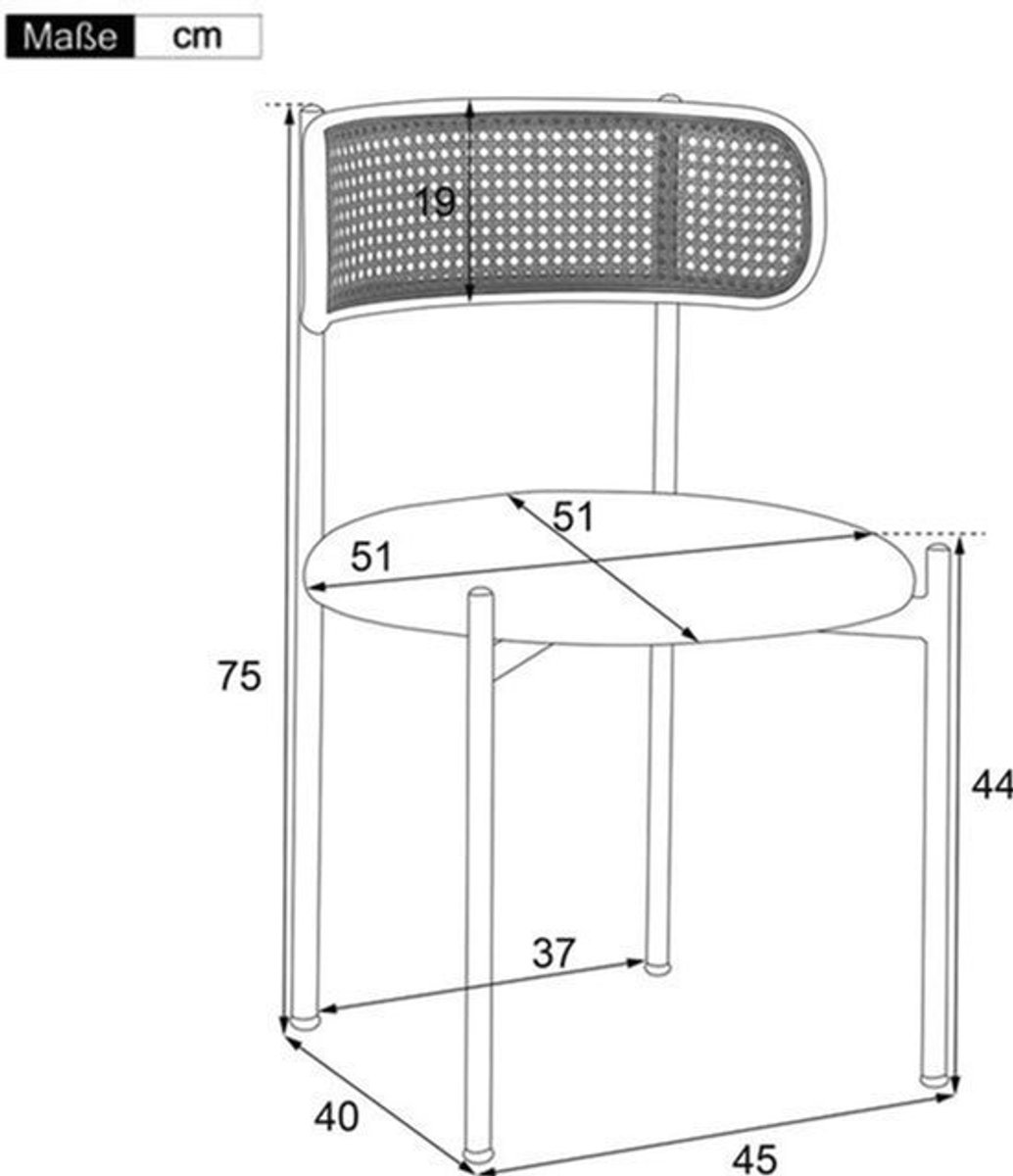 Eetkamerstoelen – Stoelen – Kuipstoelen – Dining Stoelen – Set van 4 - Velours Bekleding – Ergonomische Rugleuning - Grijs
