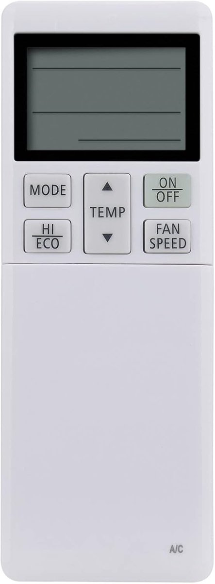Universele afstandsbediening airco - Wit - Vervangende afstandsbediening - Voor Mitsubishi Heavy Ind AC modellen