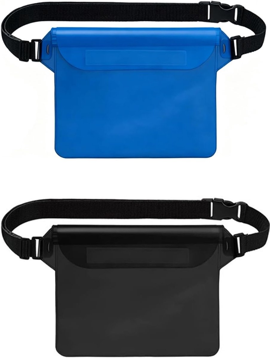 2 stuks waterdichte tassen verstelbare riem mobiele telefoon case voor water