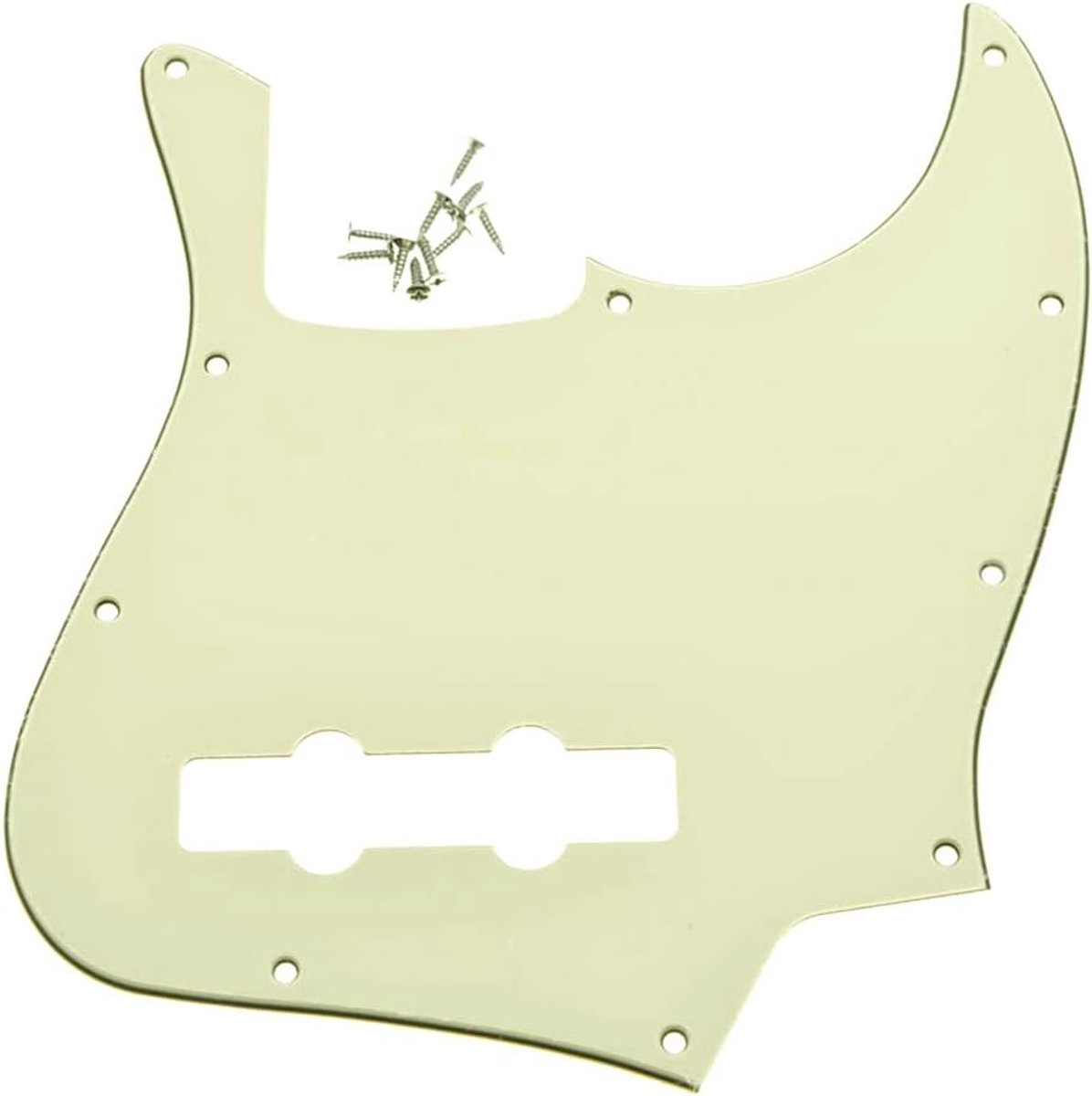 Jazz Bass J Bass Slagplaat voor USA/Mexicaanse 4 String FD Jazz Bass Oud Wit 3 Ply