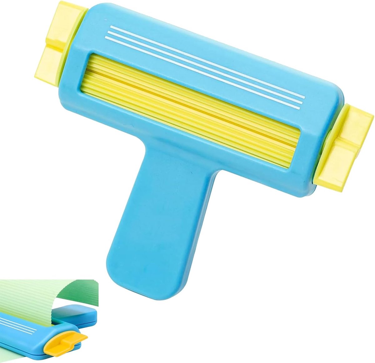 krimper papier golfshaper maken tool textuurpapier quilling gereedschap voor doe-het-zelf knutselen scrapbooking voor het maken van golfvormen (blauw)