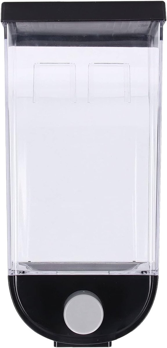 Kledingkralendispenser, Graanopslagcontainer, Transparante Droogvoerdispenser met Knop voor Thuisorganisatie (1.5L)