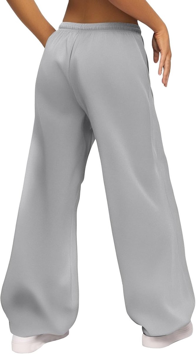 Broek Vrouwen Zomer Brede Hoge Taille Vloeiend Losse Rechte Katoen Casual Lichtgewicht met Zakken Chic Strand Bohemian Mode A213