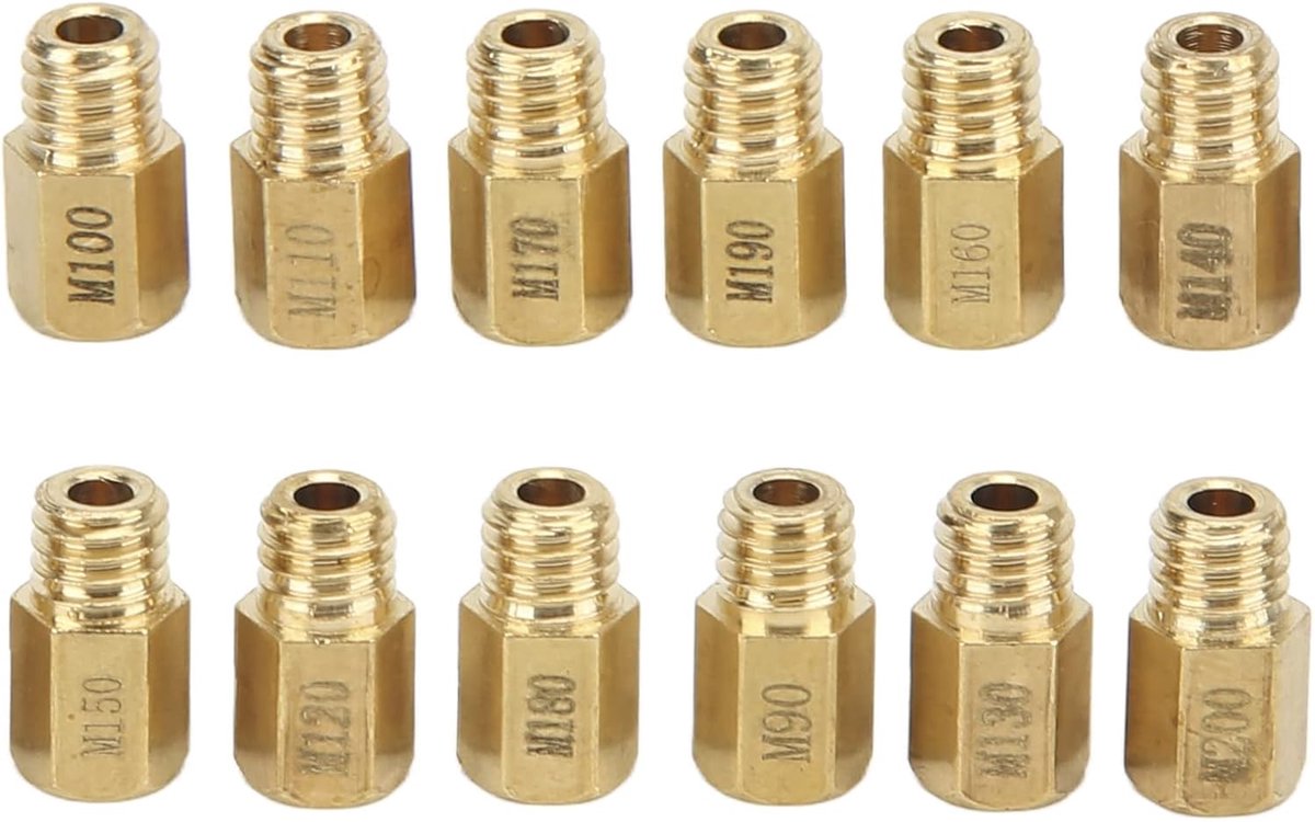 Carburateur hoofdnokset 12 stuks - metalen carburateur hoofdnokken - voor VM TM TMX carburateur - precisie en prestaties