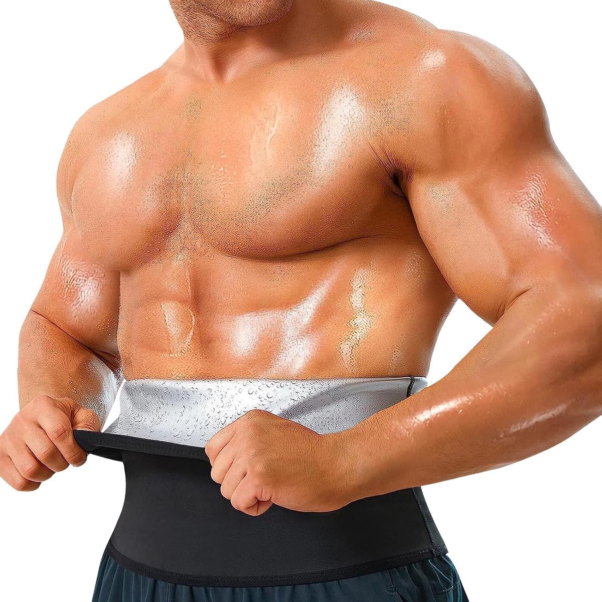 riem voor heren, tailletrainer, trimmer, shapewear, afslanken, kleding, buikriem voor mannen