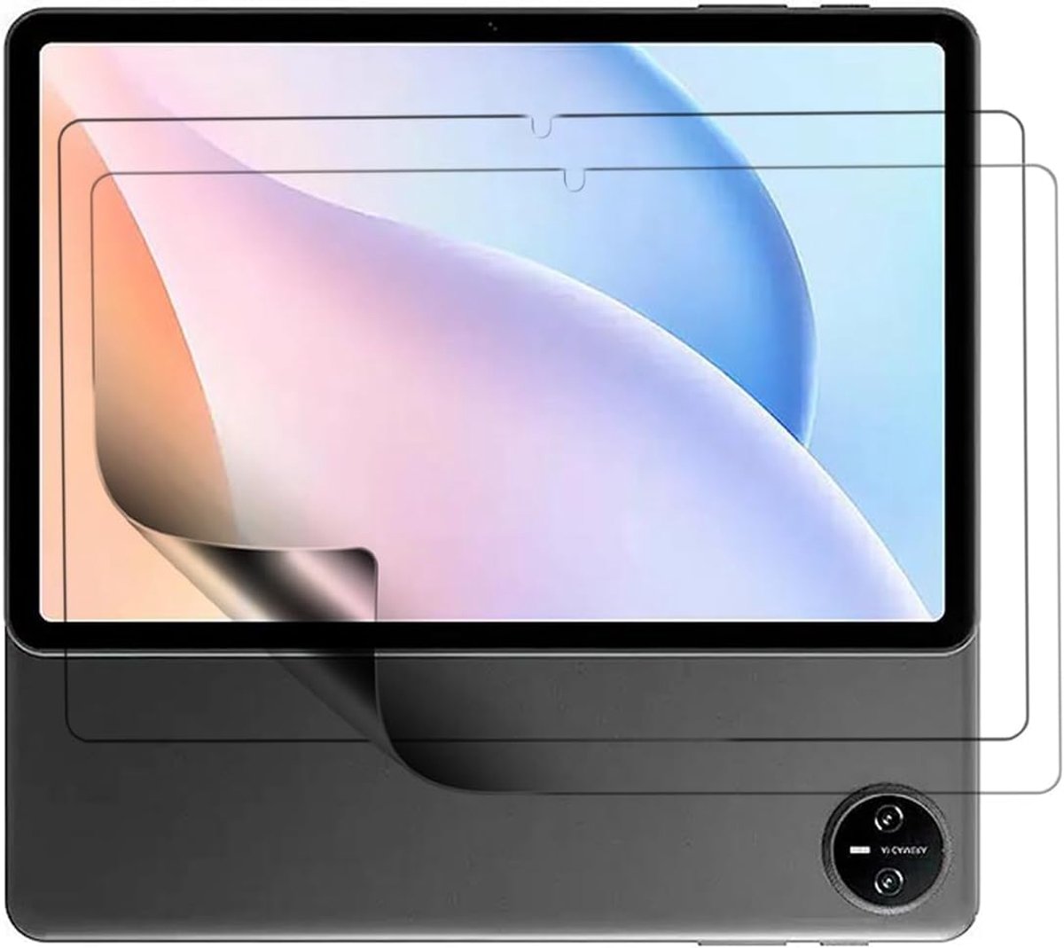 2 stuks displaybeschermfolie voor Doogee Tab A9/A9 Pro tablet 10,1 inch, schrijven zoals mat papier, folie, flexibele film, explosiebestendig, HD-displaybescherming, anti-vingerafdruk, ontspiegeld