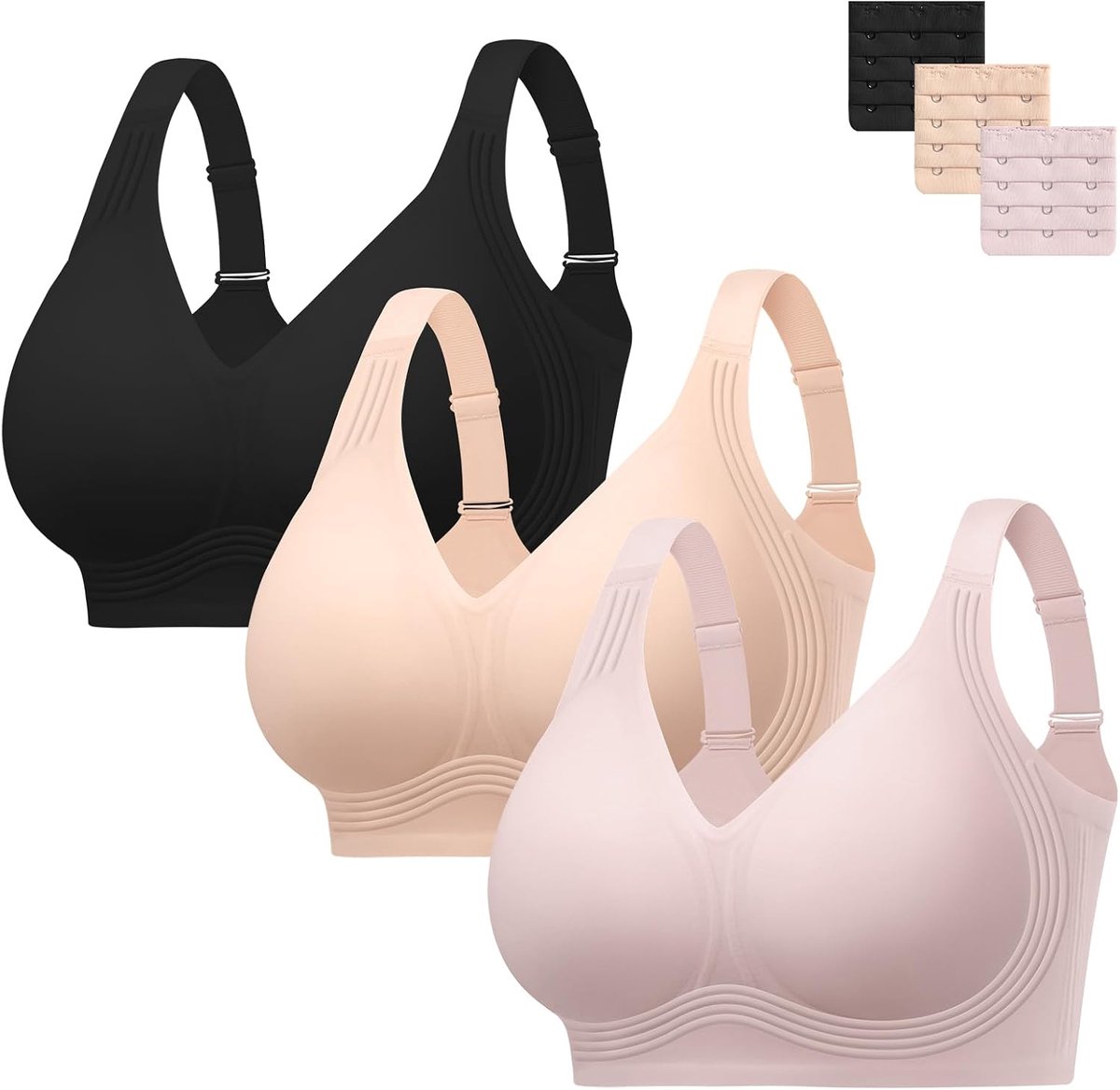 Jelly Bras voor Vrouwen Geen Onderdraad Plus Size Draadloze Naadloze Push Up Bras T-shirt Bras
