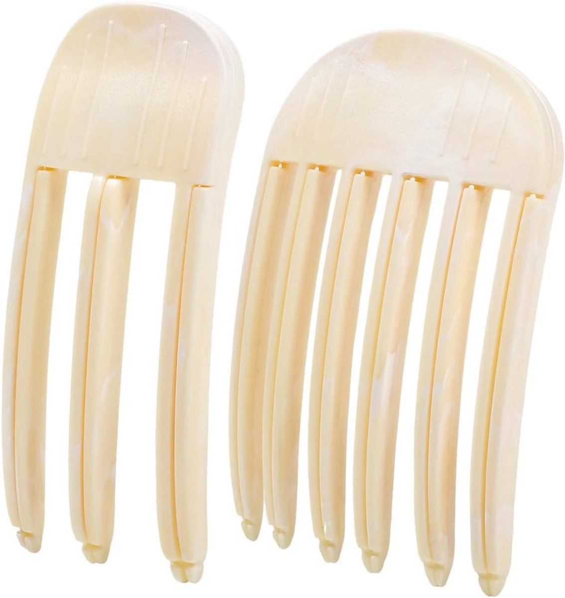 2 volumeclips voor pluizige pony, volumeclips voor haarlijn, volumeclip voor wortels, geschikt voor alle haartypes en -stijlen, geel