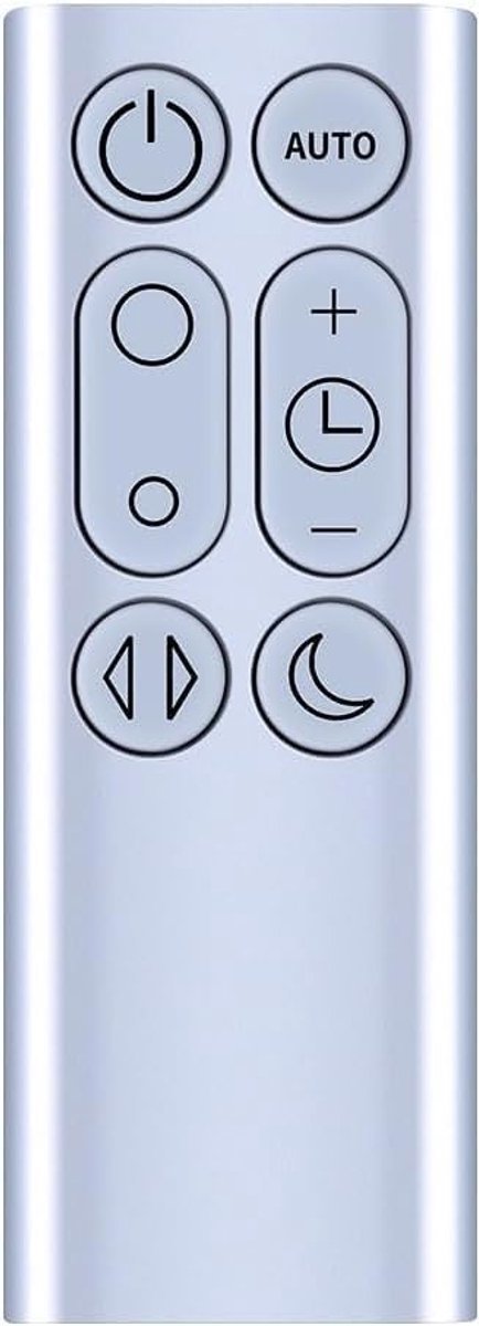 Afstandsbediening voor Dyson Fan TP02 TP03 DP01 DP03 (zilver)