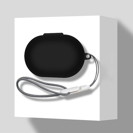 Hoes Cover voor Bose QuietComfort oordopjes, beschermhoes + koord, siliconen cover beschermer accessoires voor Bose QuietComfort, 2 stuks (zwart+wit) — afbeelding 2