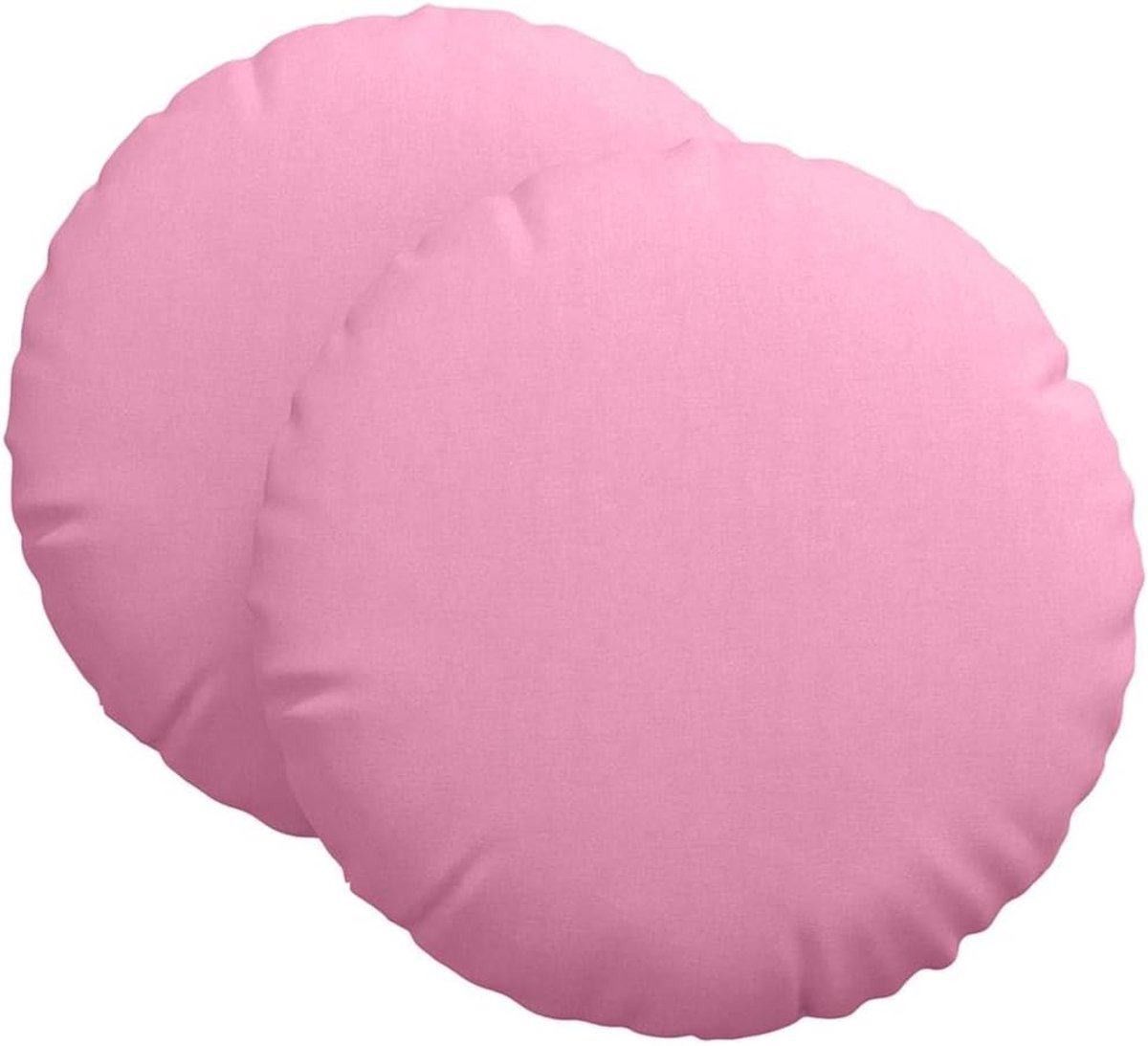 2 stuks, roze, diameter 80 x 29 cm, stof, machinewasbare hoezen met ritssluiting, zachte vezelvulling voor gezellige zitmeubels in de woonkamer, eetkamer of slaapkamer