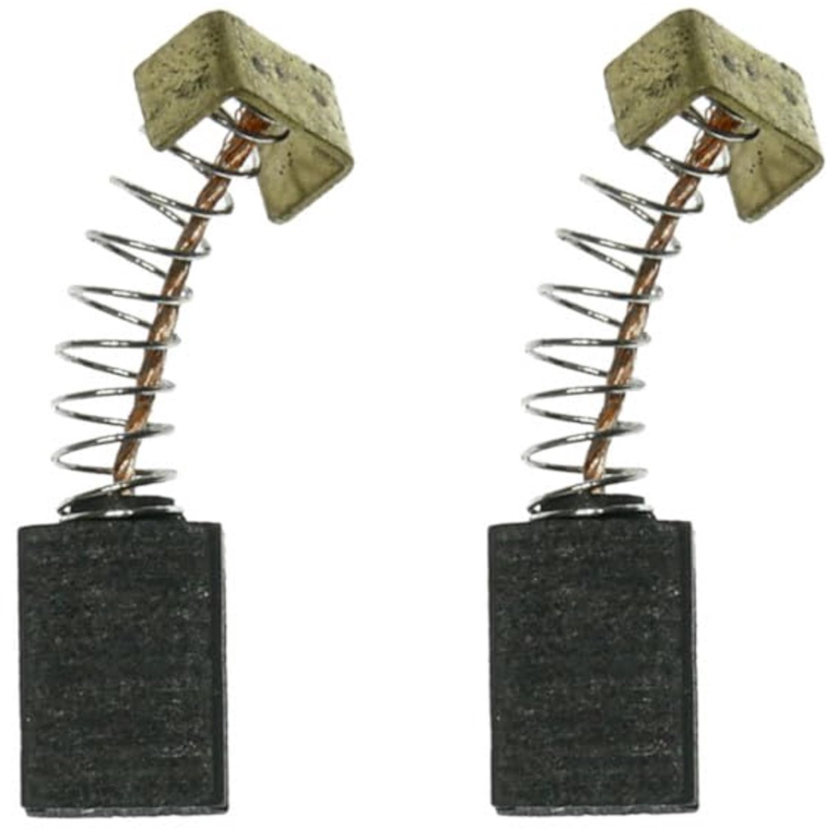 Motorkoolborstels, 2 stuks, 5 x 8 x 12 mm, compatibel met Einhell HEC 551 heggenschaar, Royal HEC 551, met auto-stop