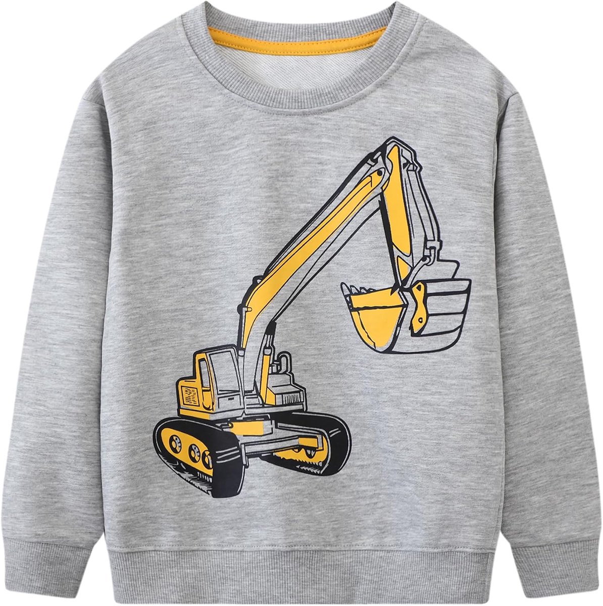 Sweatshirt Jongens 100% katoen Jongens Sweaters Casual Jumper voor Kinderen Ronde Hals Dinosaurus Pullover Mode Herfst Winter Kleding Leeftijd 2-7 Jaar