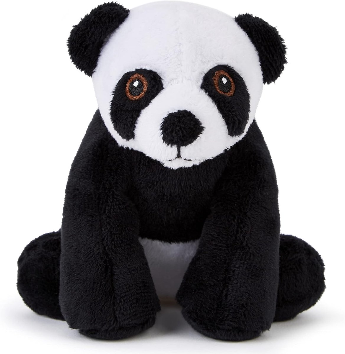 Co 100% gerecyclede pluche dieren, zachte en behaaglijke knuffeldieren, perfecte metgezel voor kinderen en pasgeborenen, 13-15 cm, panda