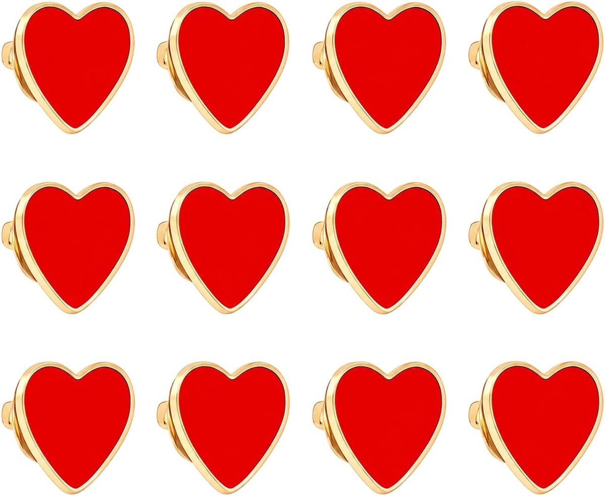 Broches, hart, pins, speld hart, pin broches, voor kleding, carnaval, vrede, muzikant, voor tas, jas, festival, bruiloft, verjaardag