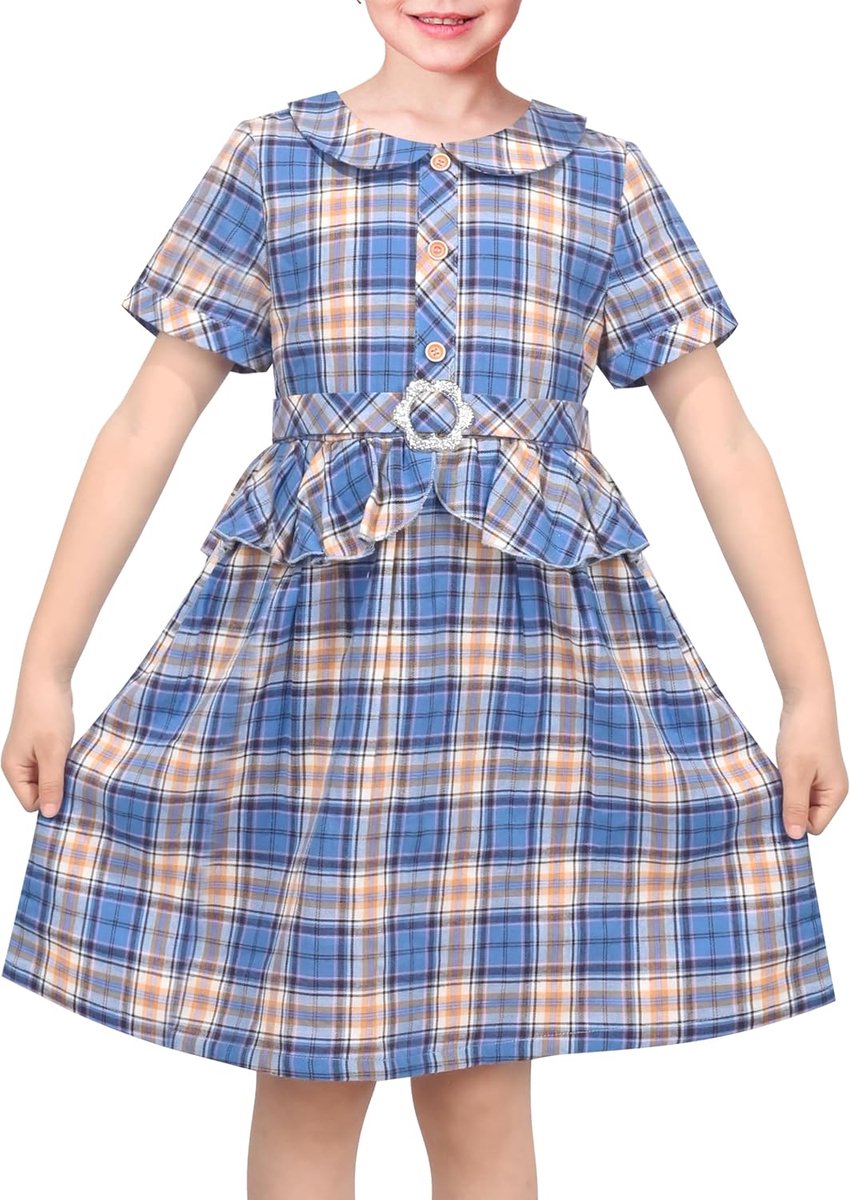 Schooluniform Gestreept Vlinderprint Gingham