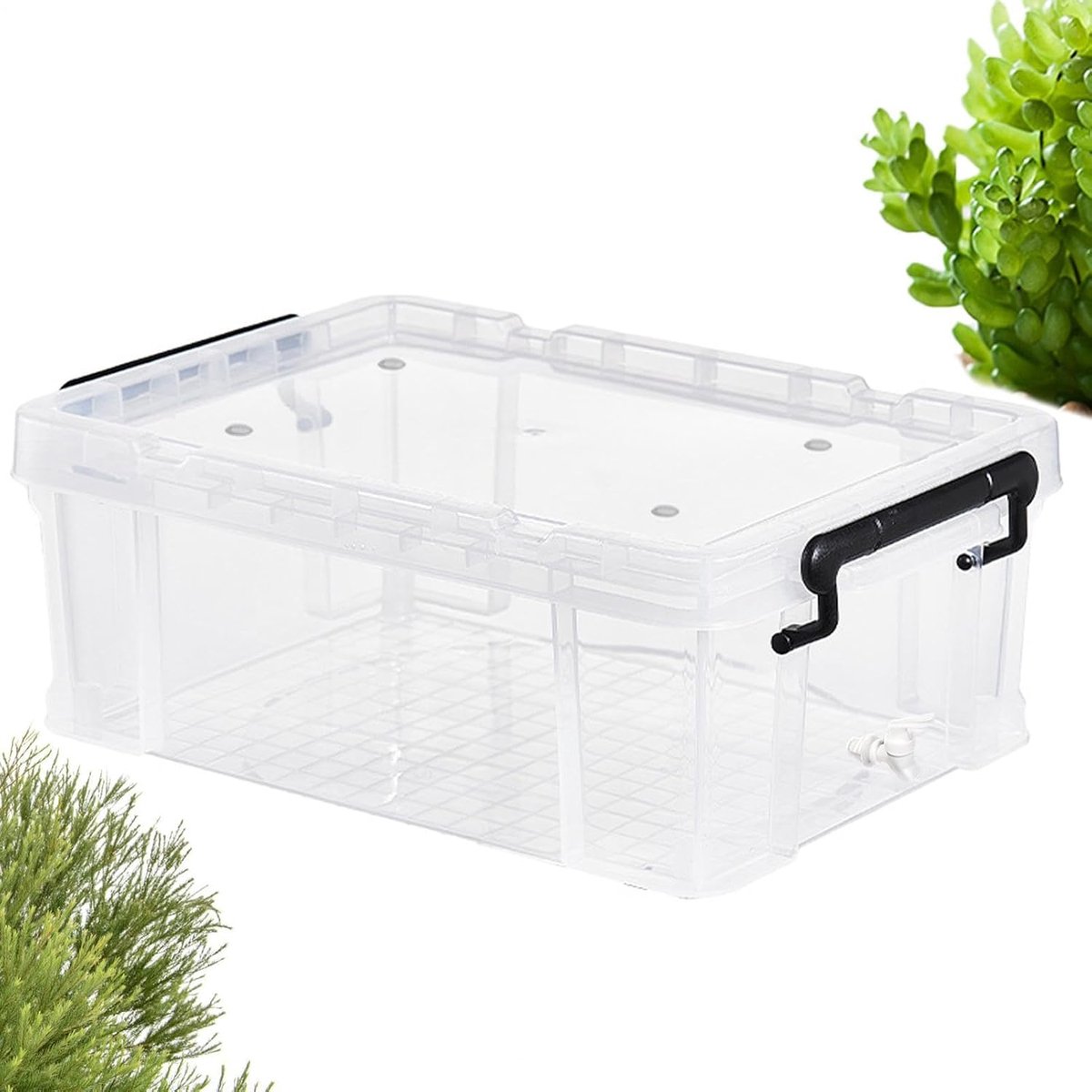 Tank, Transparant Tortoise Rustend Terrarium, Clear Turtle Tank - voor Thuis Woonkamer Klaslokaal Slaapkamer Appartement Slaapzaal Kantoor