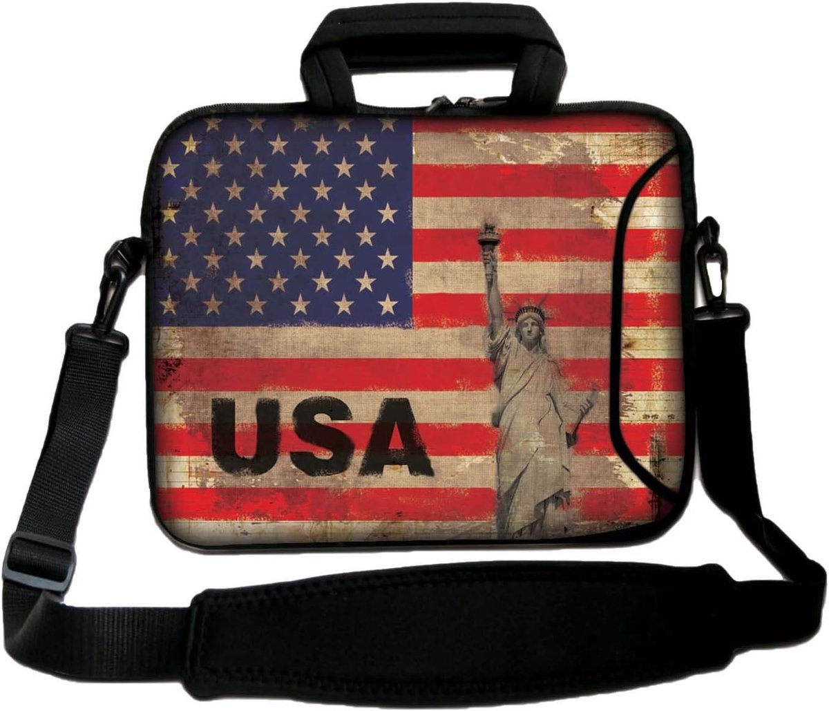 10" Inch Schoudertas Tas Tas Tas voor Laptops Zachte met Handvat