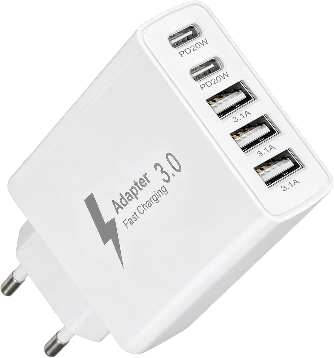 Oplader voor iPhone 17 16 15 Pro Max/Pro/Air/iPad, oplader USB C oplader voeding USB C adapter bus stekker snel opladen