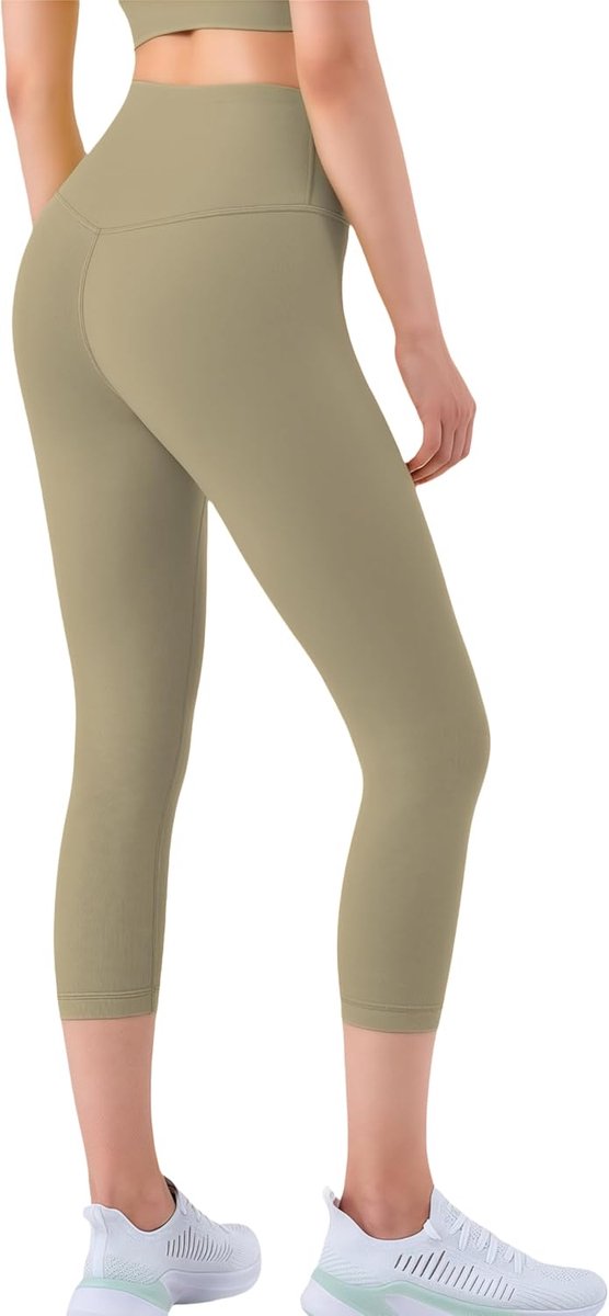 Leggings, fitnessbroek, hoge taille, broek, fitness, yoga, elastisch, anti-cellulitis, broek met zakken, voor pilates, sport, gym, hardlopen, vrije tijd