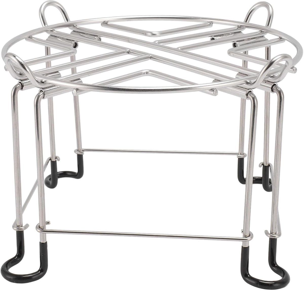 RVS Waterfilter Stand voor Gravity Fed Waterfilters - Antislip Rubber Voet, 9.3 inch Diameter, 6.1 inch Hoogte, Duurzaam en Stabiel