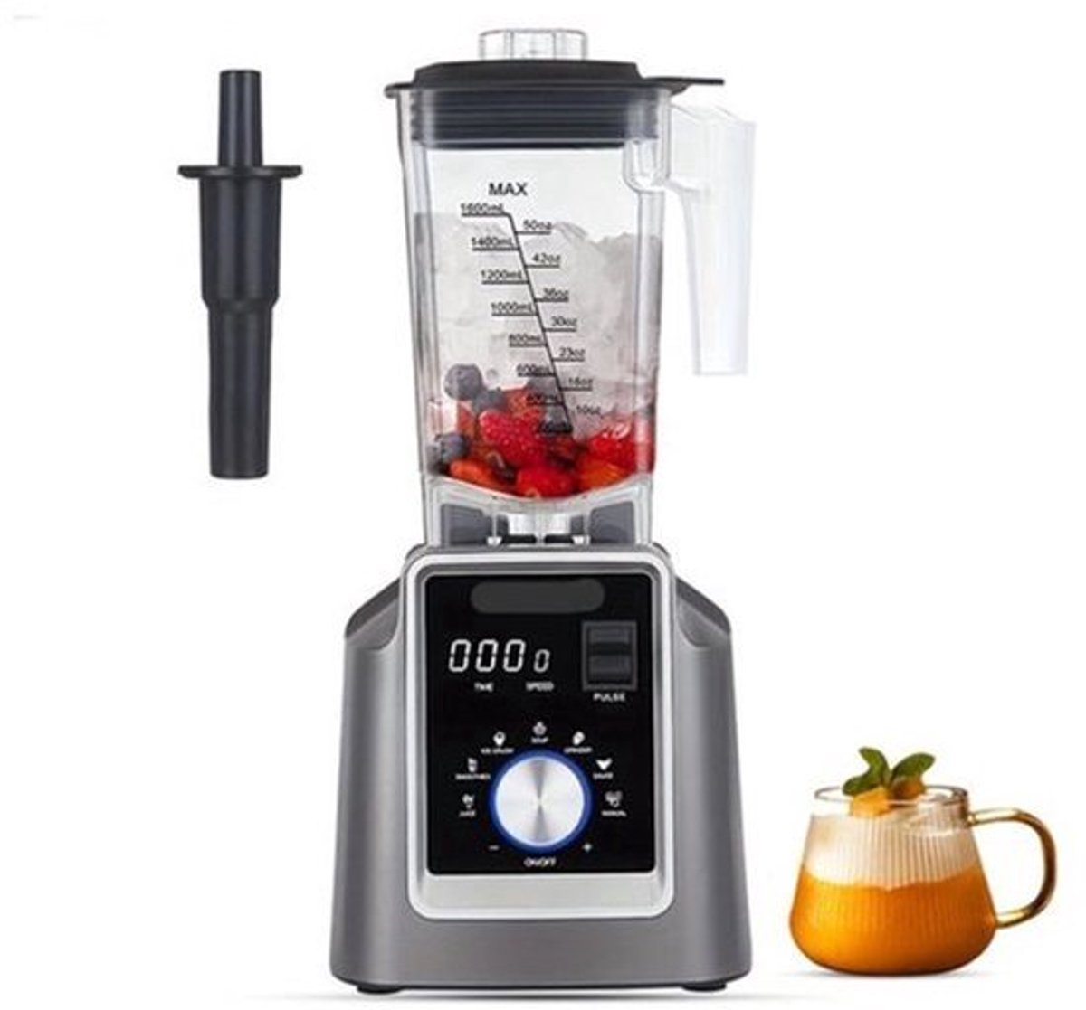 Blender – Keukenmixer – Smoothiemaker – Sapmaker – IJscrusher – 2 Liter Inhoud – Automatische Programma’s