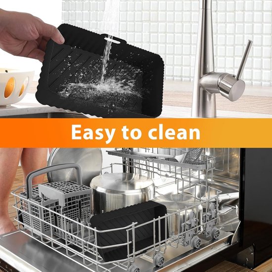 Accessoires voor Ninja Foodi Max Dual Zone AF300EU 7,6 l, siliconen inzetstuk airfryer accessoires voor Dual Zone heteluchtfriteuse, opvouwbare siliconen vorm voor heteluchtfriteuse — afbeelding 4