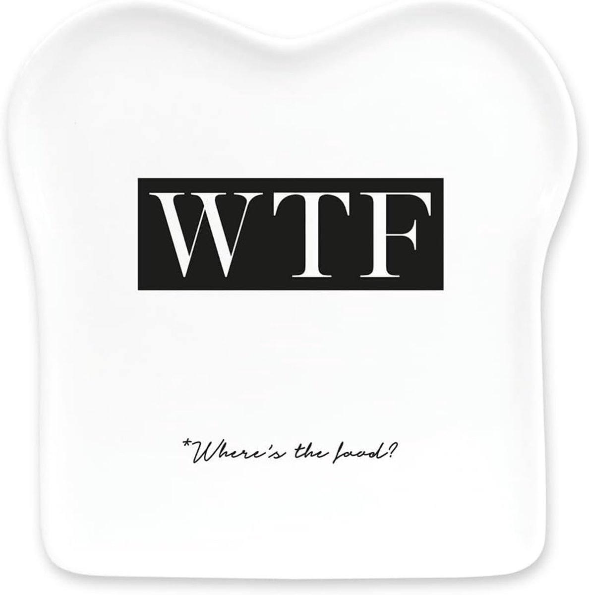 Workshop Toastbord met spreuk, porselein, WTF