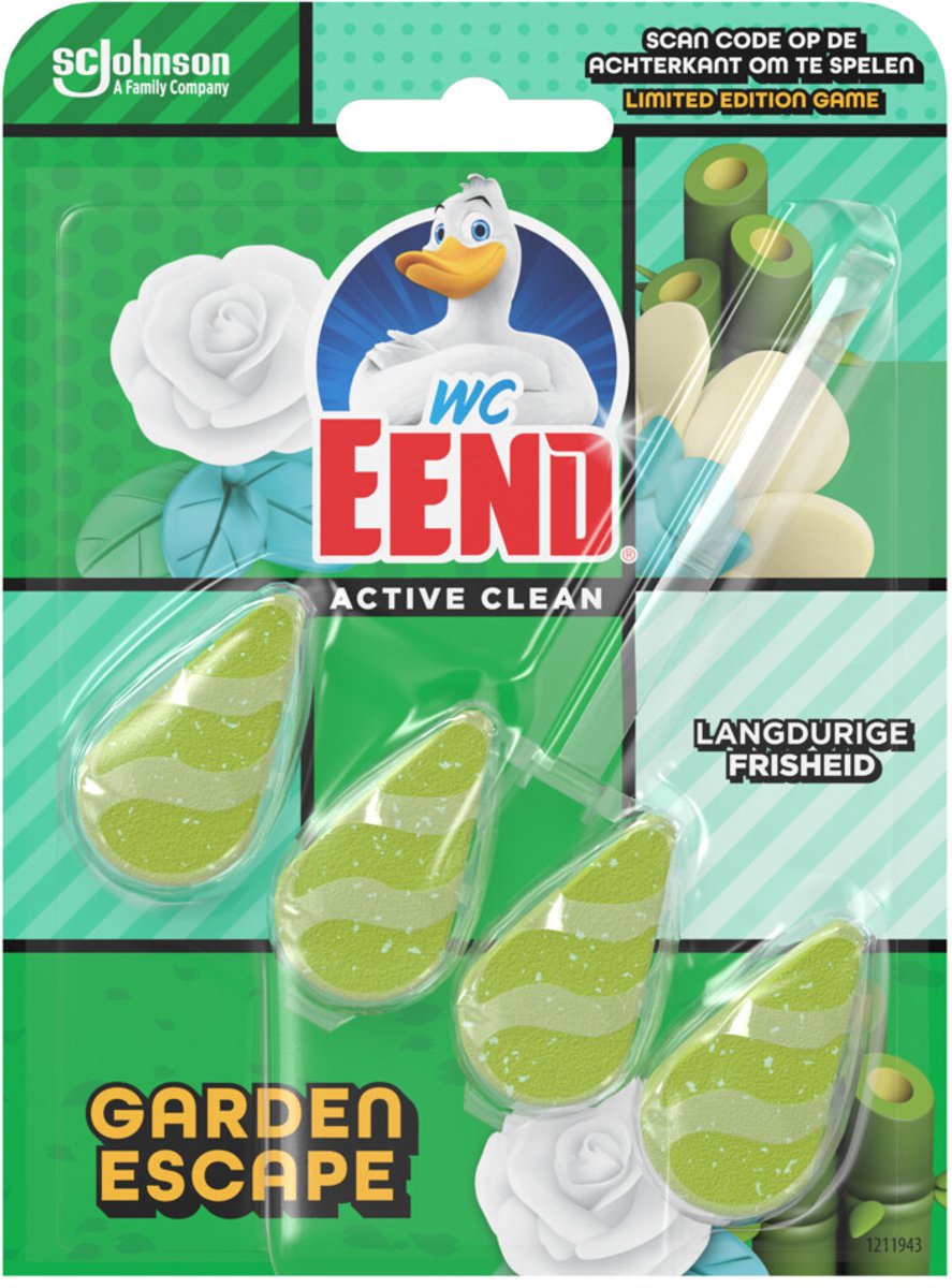 WC Eend Toiletblok Active Clean Garden Escape