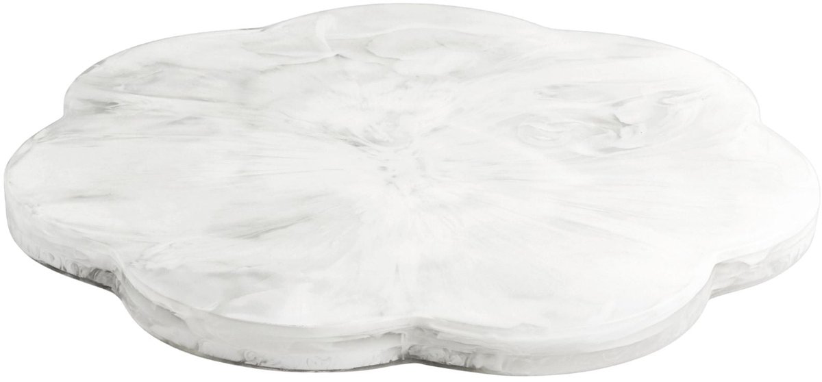 Addison Ross - Serveerplateau Scallop White 33cm - Serveerplateaus