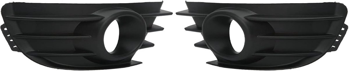 Grille Cover, 1 Paar Voorbumper Mistlamp Grille Zwart Mistlamp Cover Trim Vervanging voor C4 2004-2008