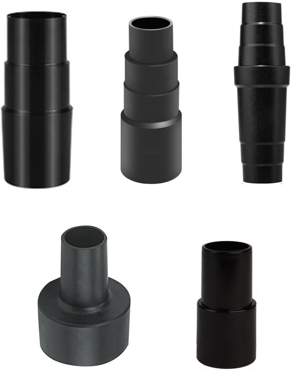 5 stks Stofzuiger Universeel Adapter Attachment Slang Converter Power Conversie Connector Accessoires Vacuüm Adapter Slang Converter Bevestiging Set Maat