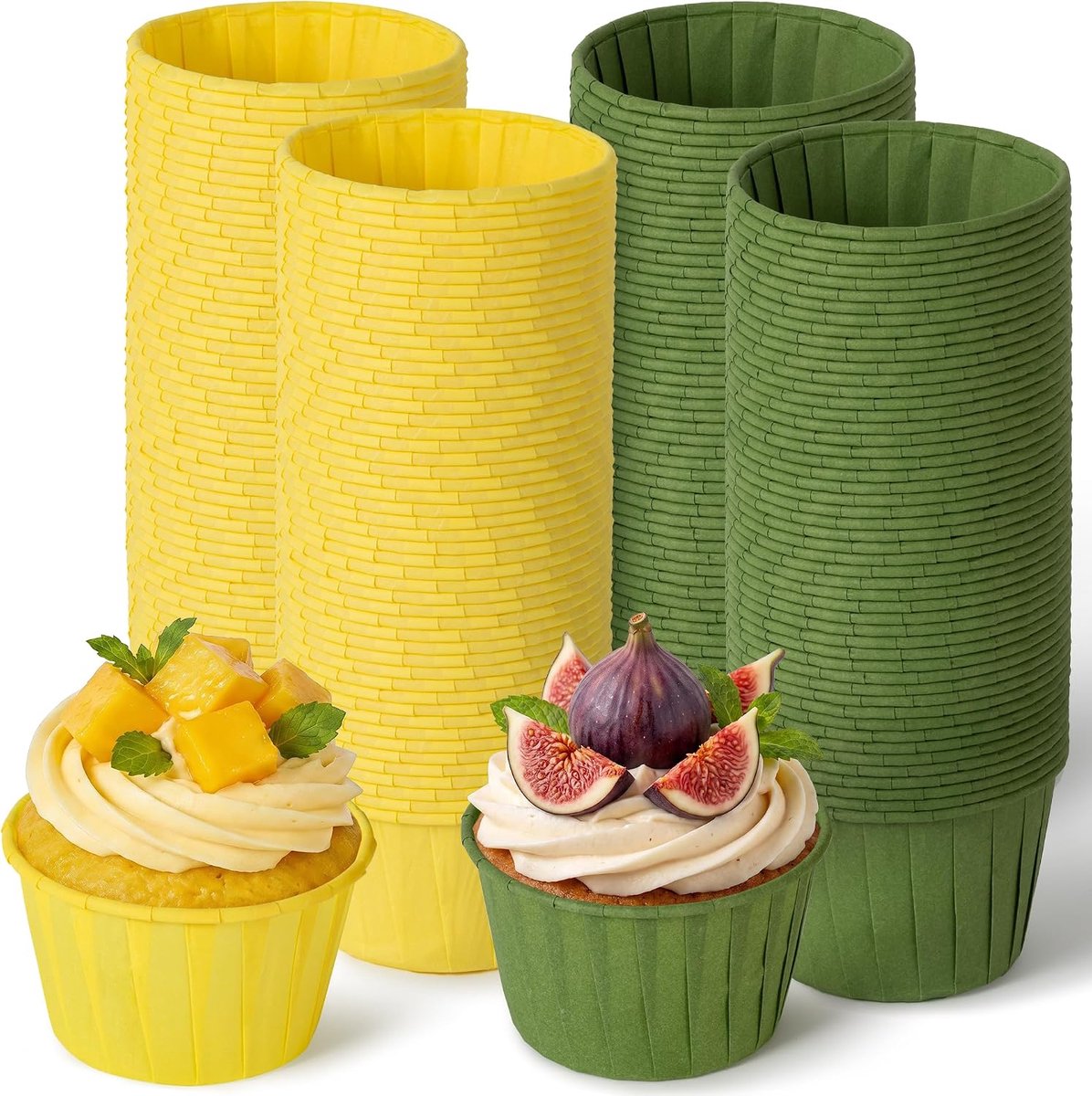 200 stuks papieren muffinvormpjes