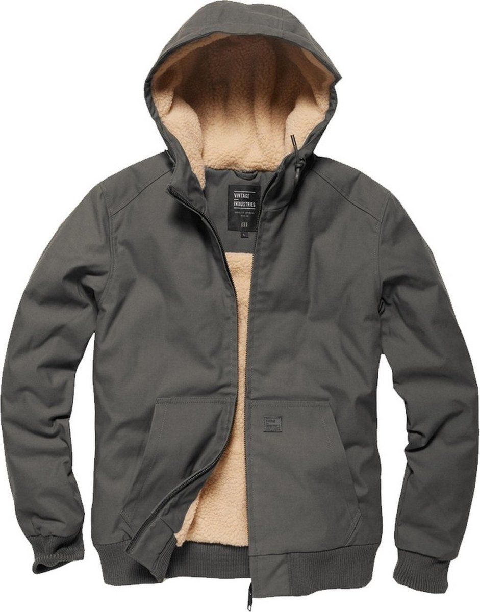 Vintage Industries Winterjas Datton Jacket Grijs