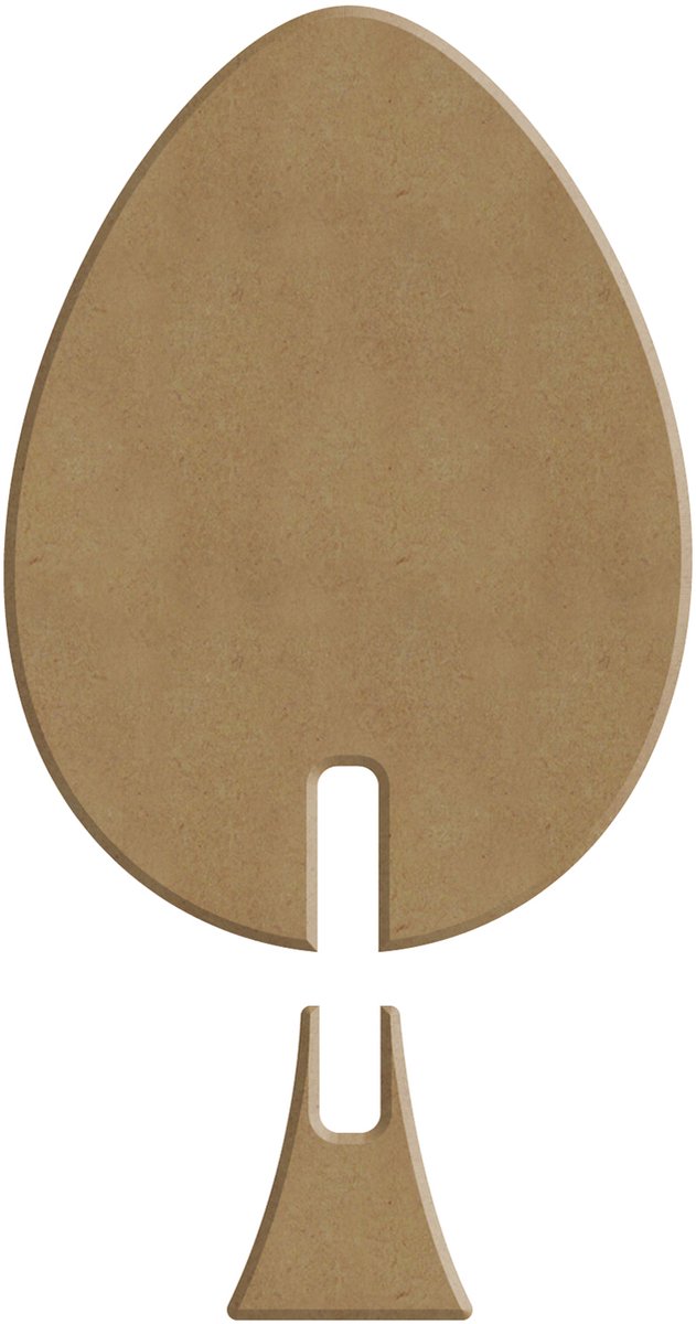 Gomille MDF Figuur Paaseieren 3 stuks