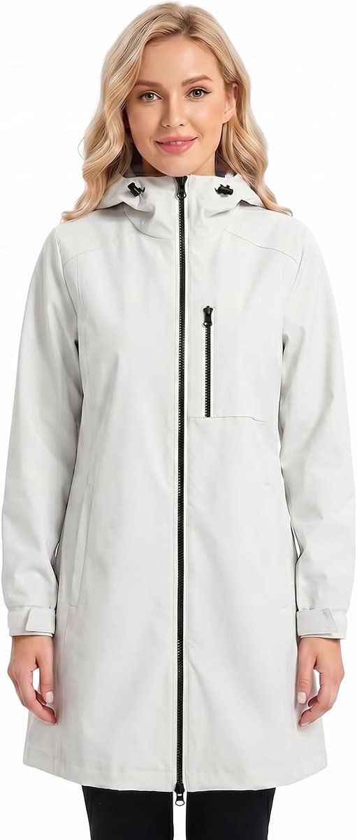 Zomerjassen voor Vrouwen Lichtgewicht Regenjas Hooded Dames Outdoor Waterdichte Softshell Jas Jas